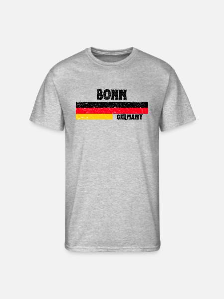 Bonn Germany - Men's 50/50 T-Shirt - heather gray
