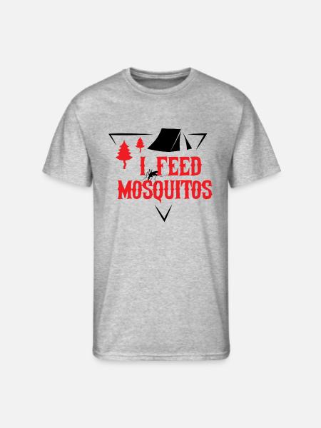 I FEED MOSQUITOS nostalgia - Men's 50/50 T-Shirt - heather gray