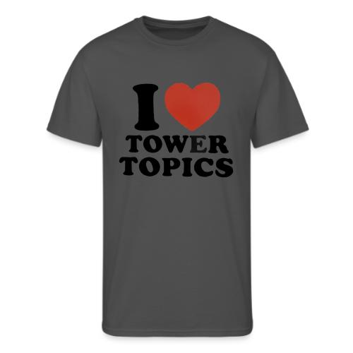 I Love Tower Topics - Men's 50/50 T-Shirt