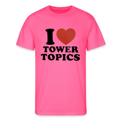 I Love Tower Topics - Men's 50/50 T-Shirt