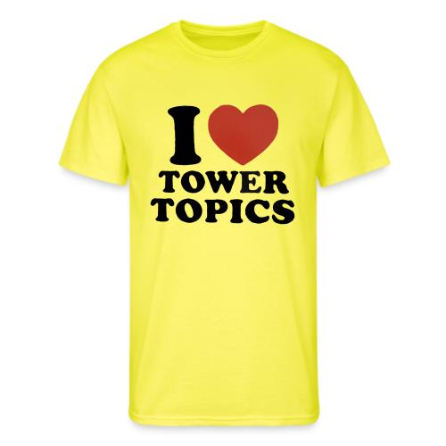 I Love Tower Topics - Men's 50/50 T-Shirt