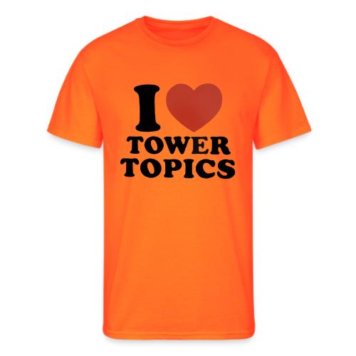 I Love Tower Topics - Men's 50/50 T-Shirt