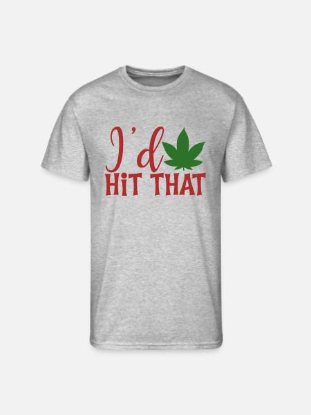 I d Hit That - Men's 50/50 T-Shirt - heather gray