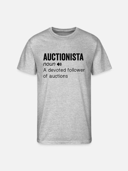 Auctionista definition - Men's 50/50 T-Shirt - heather gray
