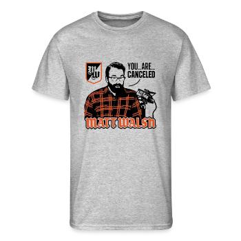 Matt Walsh - You Are Canceled - Men's 50/50 T-Shirt - heather gray - Front - Jackson (183cm)