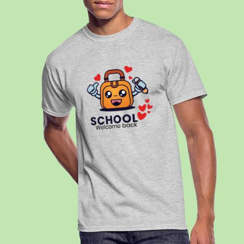 first day of school outfit- school Welcome back - Men's 50/50 T-Shirt