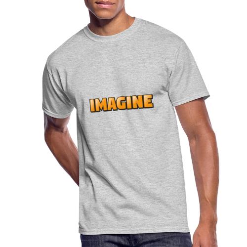 Imagine Word Art – Creative Gradient Design - Men's 50/50 T-Shirt