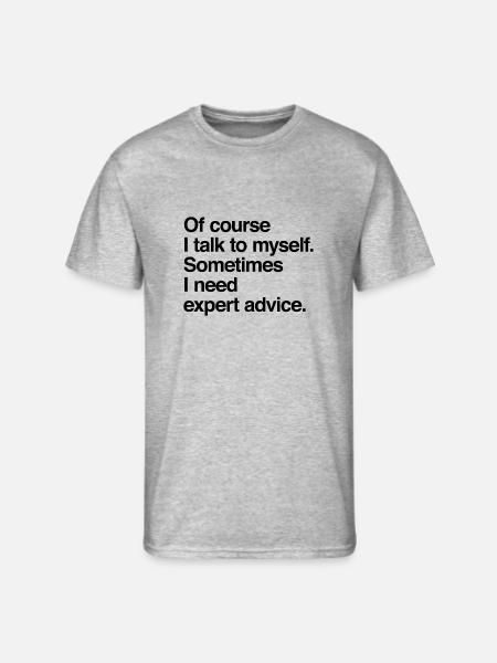 Expert advice - Men's 50/50 T-Shirt - heather gray