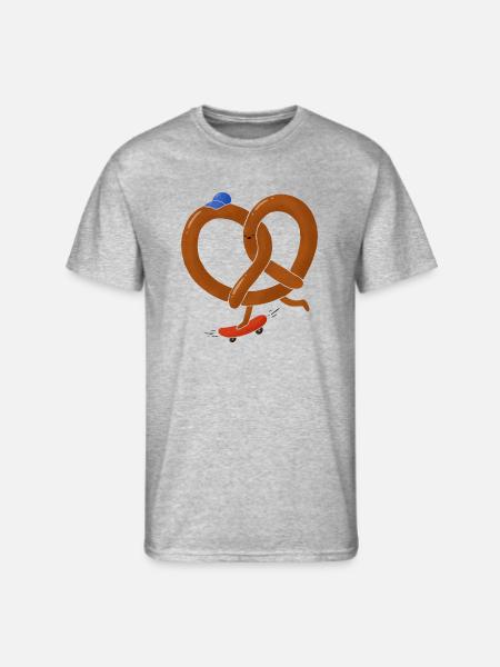 Pretzel Skate - Men's 50/50 T-Shirt - heather gray