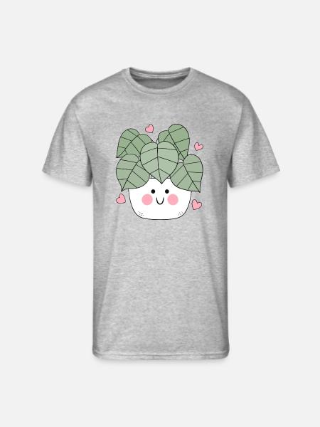 Cute Plant - Men's 50/50 T-Shirt - heather gray