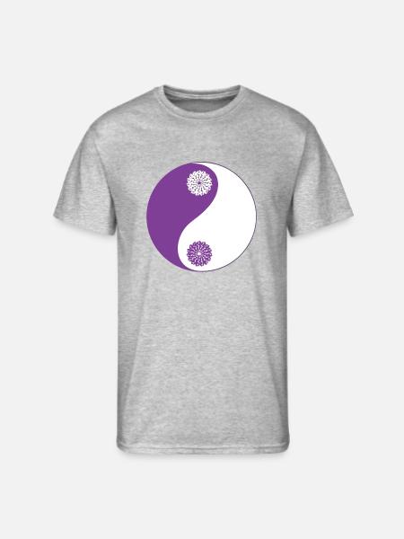 Yin and Yang - Men's 50/50 T-Shirt - heather gray