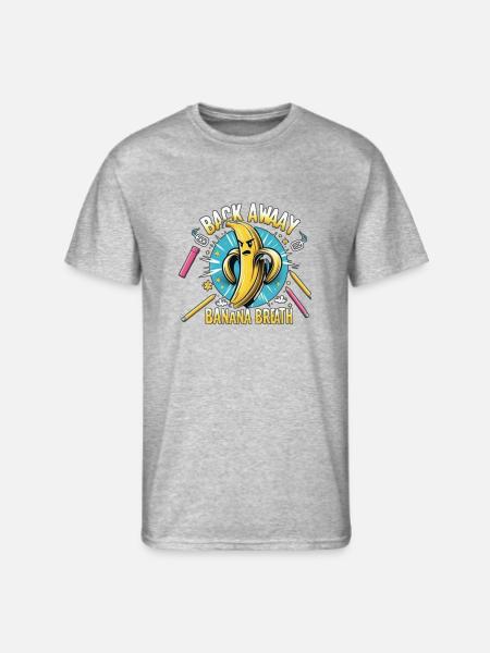 Back Away Banana Breath - Men's 50/50 T-Shirt - heather gray