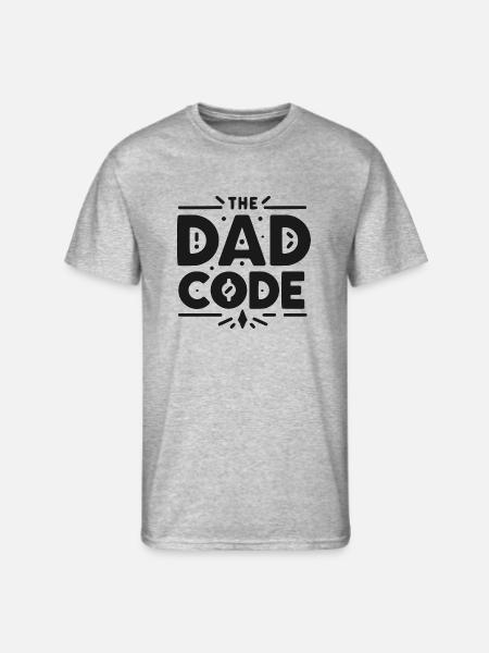 The Dad Code - Men's 50/50 T-Shirt - heather gray
