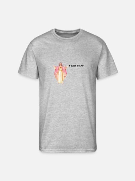 jesus I saw that - Men's 50/50 T-Shirt - heather gray