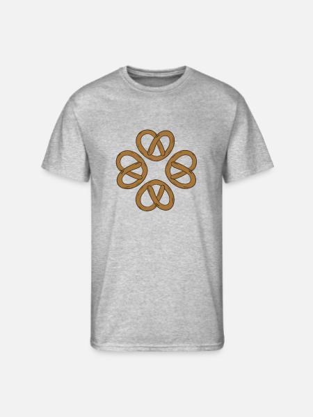 T-shirt pretzel - Men's 50/50 T-Shirt - heather gray