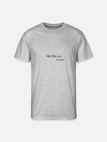 Not like us Yardside - Men's 50/50 T-Shirt - heather gray