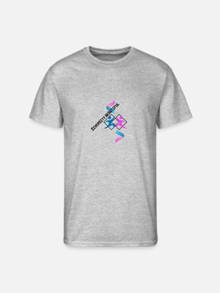 Diversity is beautiful - Men's 50/50 T-Shirt - heather gray