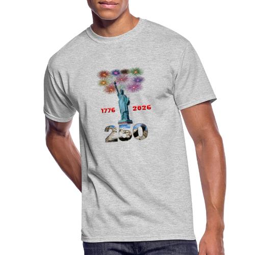 1776 - 2026 | 250 Years USA | Fireworks - Men's 50/50 T-Shirt