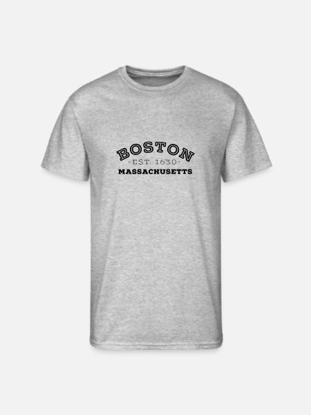 Boston Massachusetts - Men's 50/50 T-Shirt - heather gray