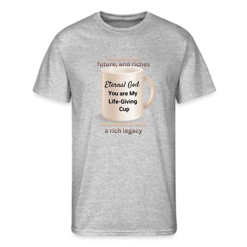 The Eternal God My Life Giving Cup - Men's 50/50 T-Shirt