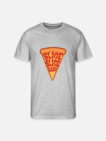 Slice Slice Baby - Men's 50/50 T-Shirt - heather gray