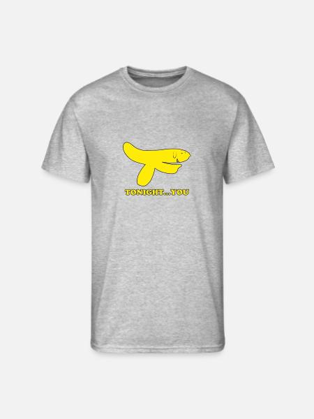 Hand Banana - Men's 50/50 T-Shirt - heather gray