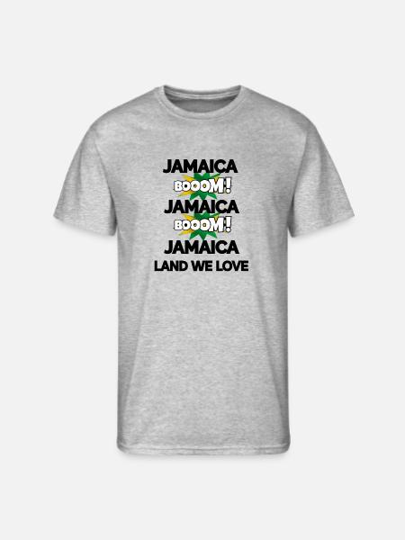 Jamaica Boom v2 - Men's 50/50 T-Shirt - heather gray