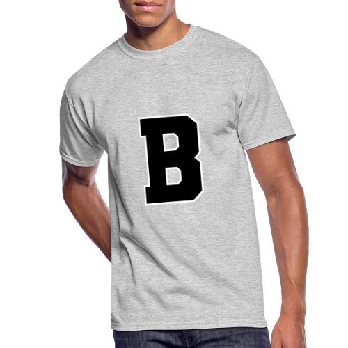 Varsity Letter B Athletic Alphabet Graphic - Men's 50/50 T-Shirt