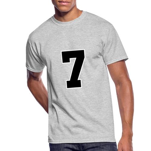 Varsity Number 7 Athletic Look - Men's 50/50 T-Shirt
