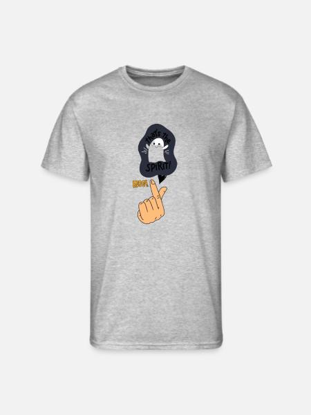 boo - Men's 50/50 T-Shirt - heather gray