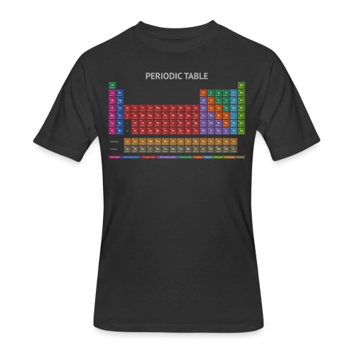 Periodic Table T-shirt (Dark) - Men's 50/50 T-Shirt