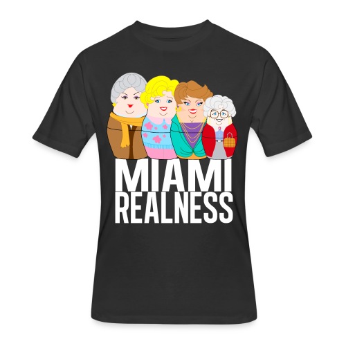 Miami Realness black - Men's 50/50 T-Shirt