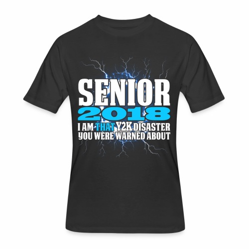 Senior 2018 Y2K - Men's 50/50 T-Shirt
