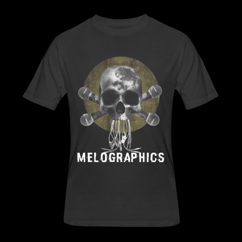 No Music Is Death - Men's 50/50 T-Shirt