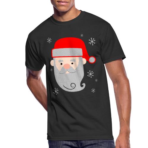 Santa Claus Texture - Men's 50/50 T-Shirt