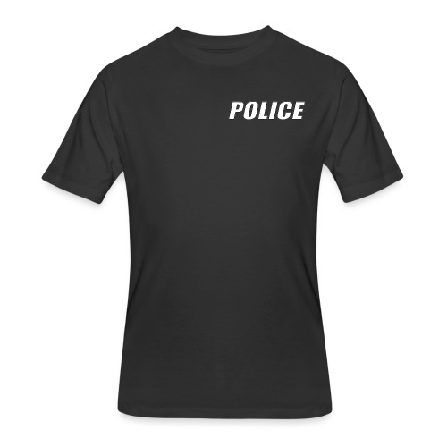 Police White - Men's 50/50 T-Shirt