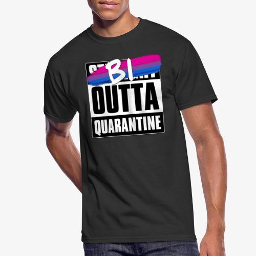 Bi Outta Quarantine - Bisexual Pride - Men's 50/50 T-Shirt