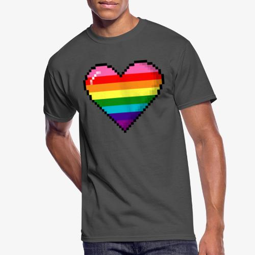 Gilbert Baker Original LGBTQ Gay Rainbow Pride 8- - Men's 50/50 T-Shirt