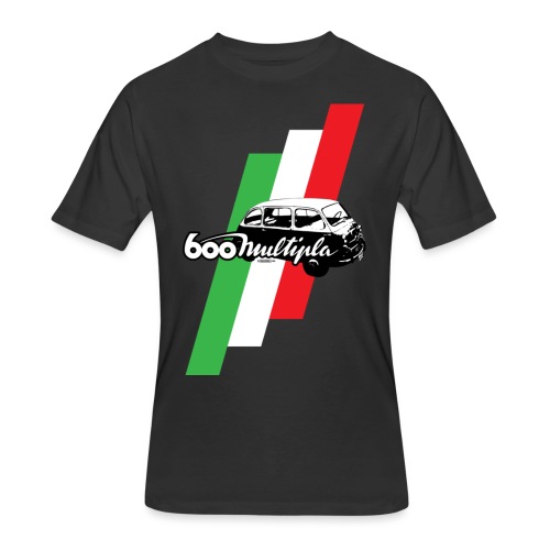 Fiat 600 Multipla script and illustration - - Men's 50/50 T-Shirt