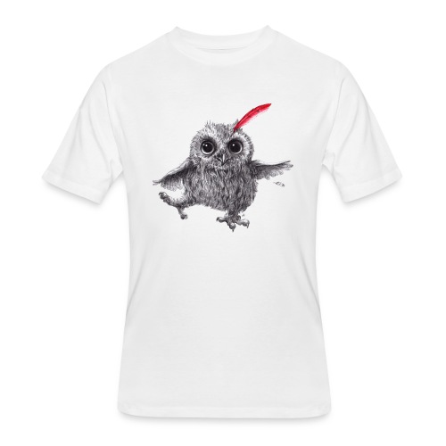 Chief Red - Happy Owl - Men's 50/50 T-Shirt