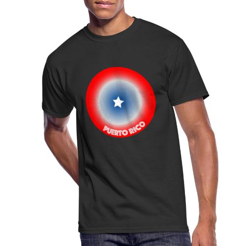 Puerto Rico Circle - Men's 50/50 T-Shirt