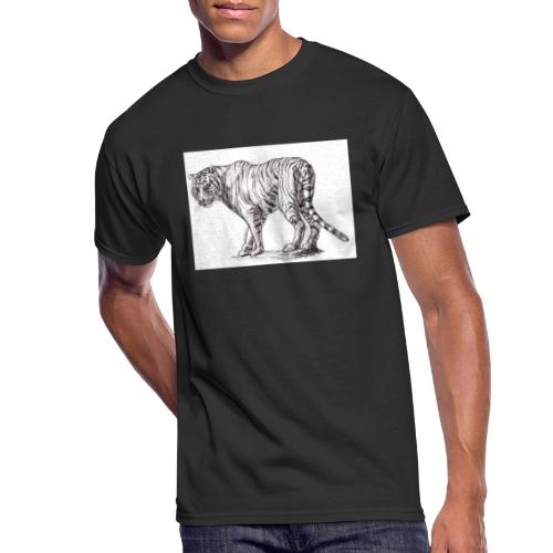 Stalking Tiger - Men's 50/50 T-Shirt