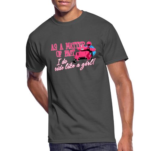 Ride Like a Girl - Men's 50/50 T-Shirt