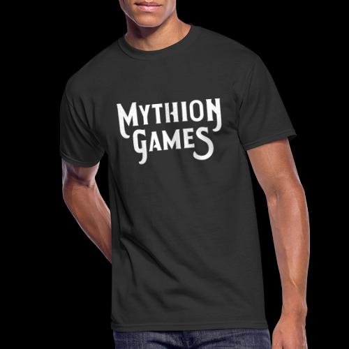 Mythion Logo White - Men's 50/50 T-Shirt