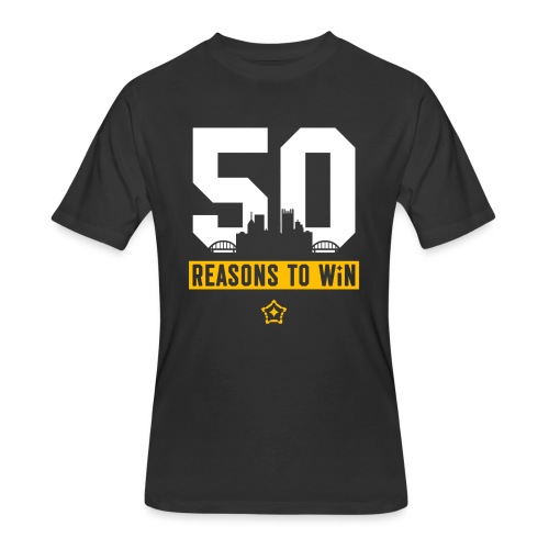 50reasons_final.png - Men's 50/50 T-Shirt