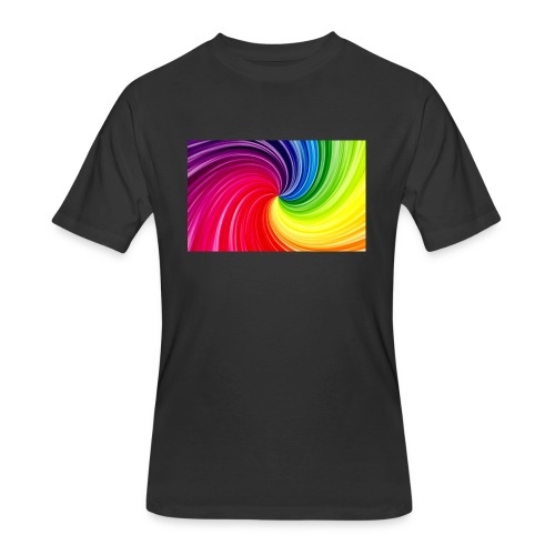 color swirl - tie-dye - Men's 50/50 T-Shirt