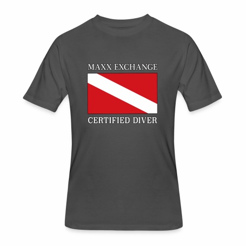 Maxx Exchange Certified Diver Frogman Snorkel. - Men's 50/50 T-Shirt