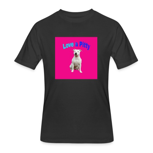Pink Pit Bull - Men's 50/50 T-Shirt