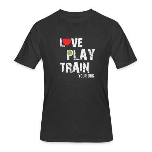 Love.Play.Train Your dog - Men's 50/50 T-Shirt
