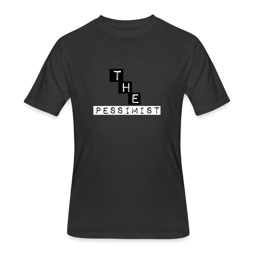 The pessimist Abstract Design - Men's 50/50 T-Shirt